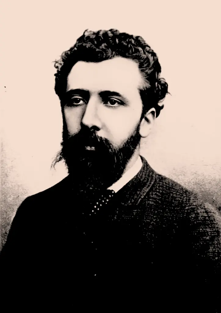 Imagem de Georges Seurat em 1888. Editoria Gráfica por Stucky Talents.